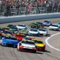 Denny Hamlin leads Kansas Speedway - NASCAR Cup Series