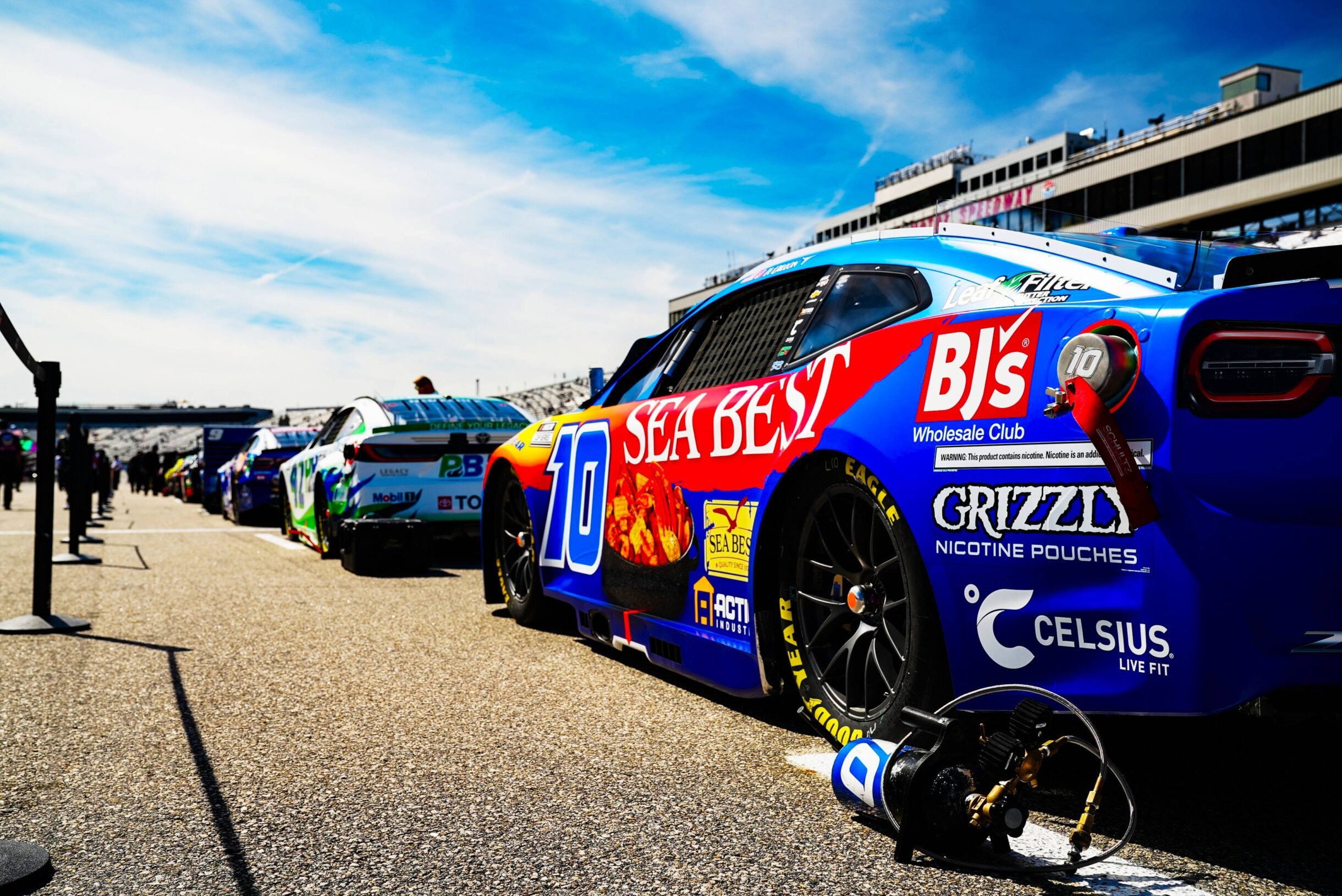 Nicotine returns to NASCAR