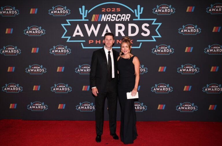 Denny Hamlin and fiancé Jordan Fish (1)