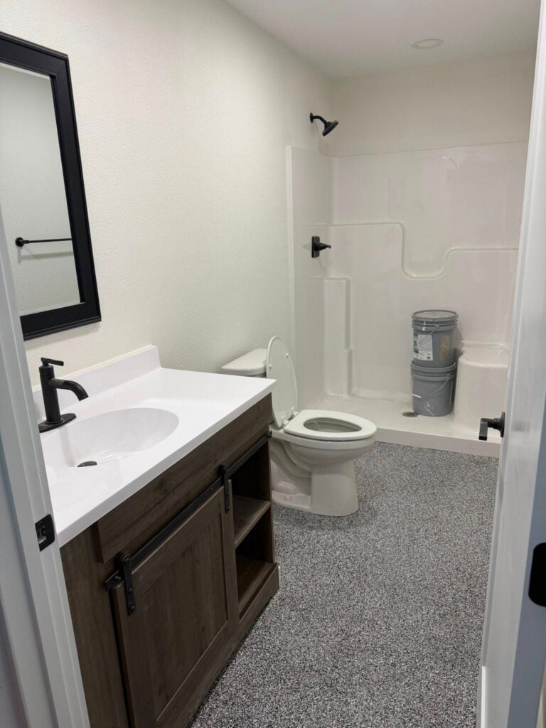 Bathroom - Ricky Thornton Jr Race Shop - Iowa