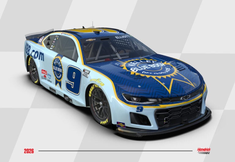 Chase Elliott - KBB NASCAR paint scheme - 2026