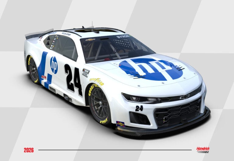 William Byron - HP NASCAR paint scheme - 2026