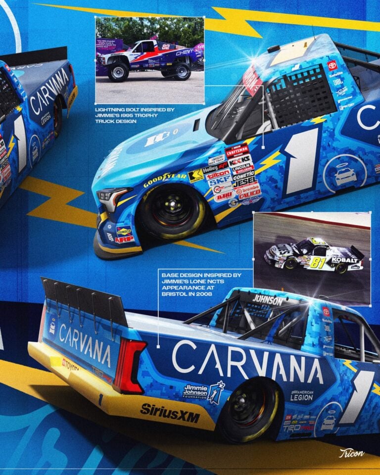 Jimmie Johnson - 2026 NASCAR Truck Paint Scheme