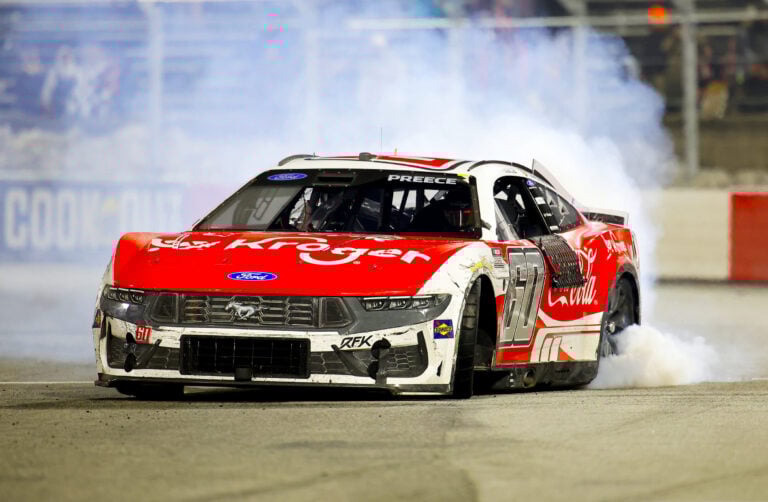 Ryan Preece - Burnout - Bowman Gray Stadium - NASCAR Cup Series (1)