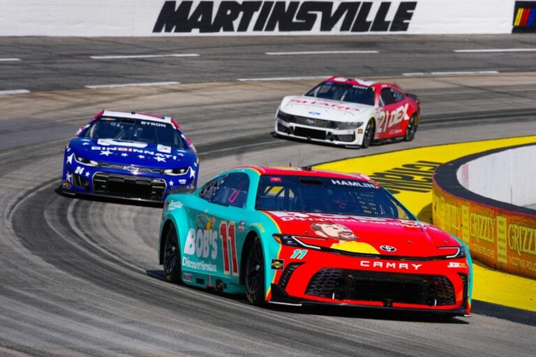 Denny Hamlin at Martinsville Speedway - NASCAR Cup Series