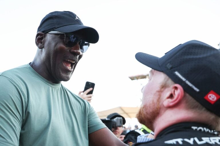 NASCAR team owner Michael Jordan