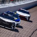 Tyler Reddick, Chase Elliott, Denny Hamlin - NASCAR Cup Series - Kansas Speedway (1)