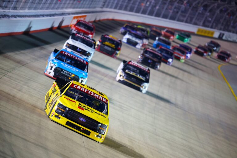 Layne Riggs at Nashville Superspeedway - NASCAR Truck Series
