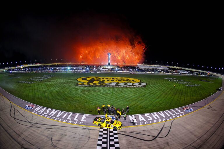 Layne Riggs wins Nashville Superspeedway - NASCAR Truck Series