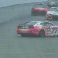 Carson Hocevar spins in the rain at New Hampshire Motor Speedway - NASCAR