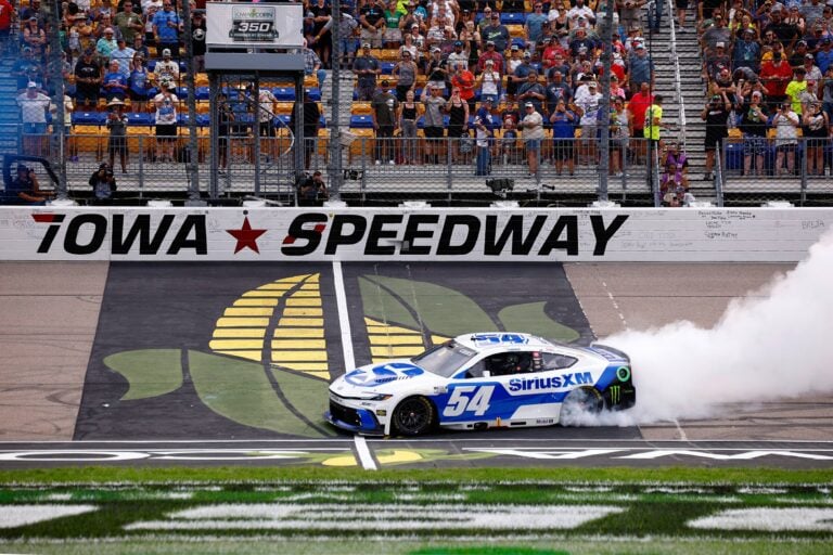 Ty Gibbs - Burnout - Iowa Speedway - NASCAR Cup Series