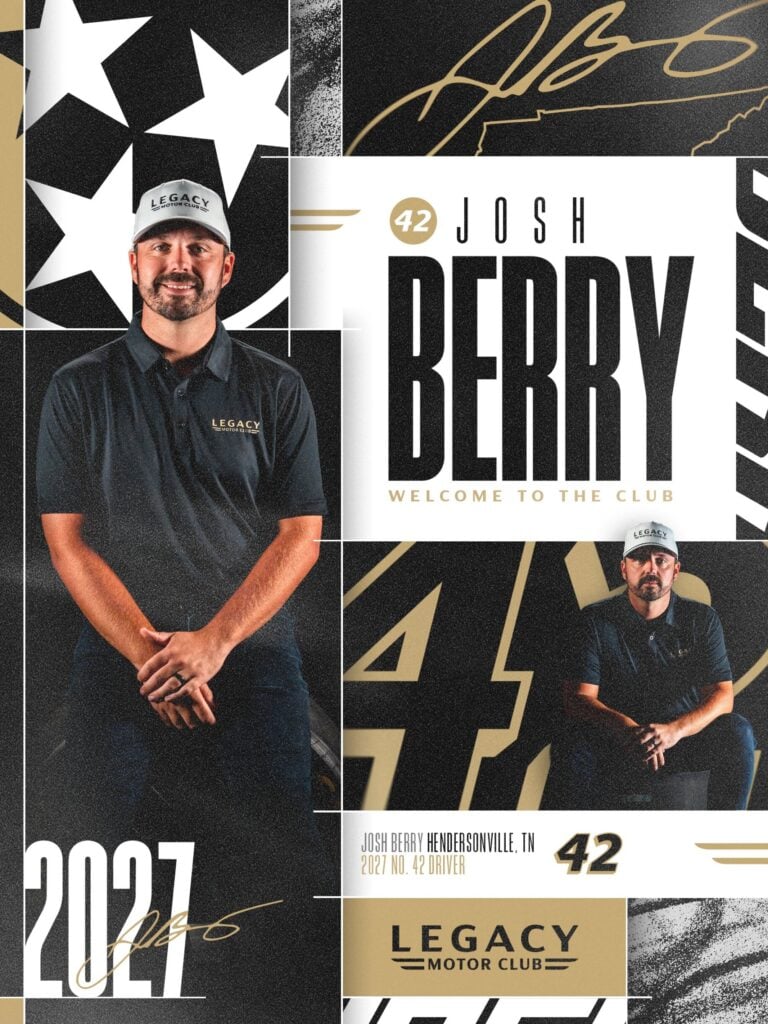 Josh Berry - Legacy Motor Club graphic