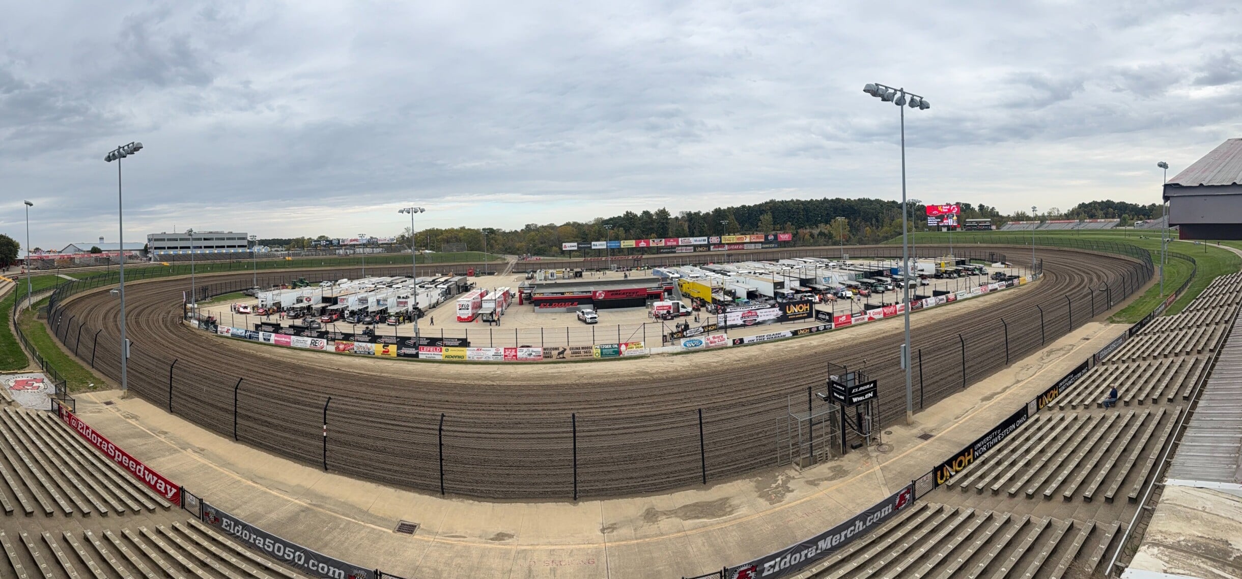 Watercolor Racing Track Eldora Race Results: Lucas Late Models (October 10, 2026) - BVM Sports