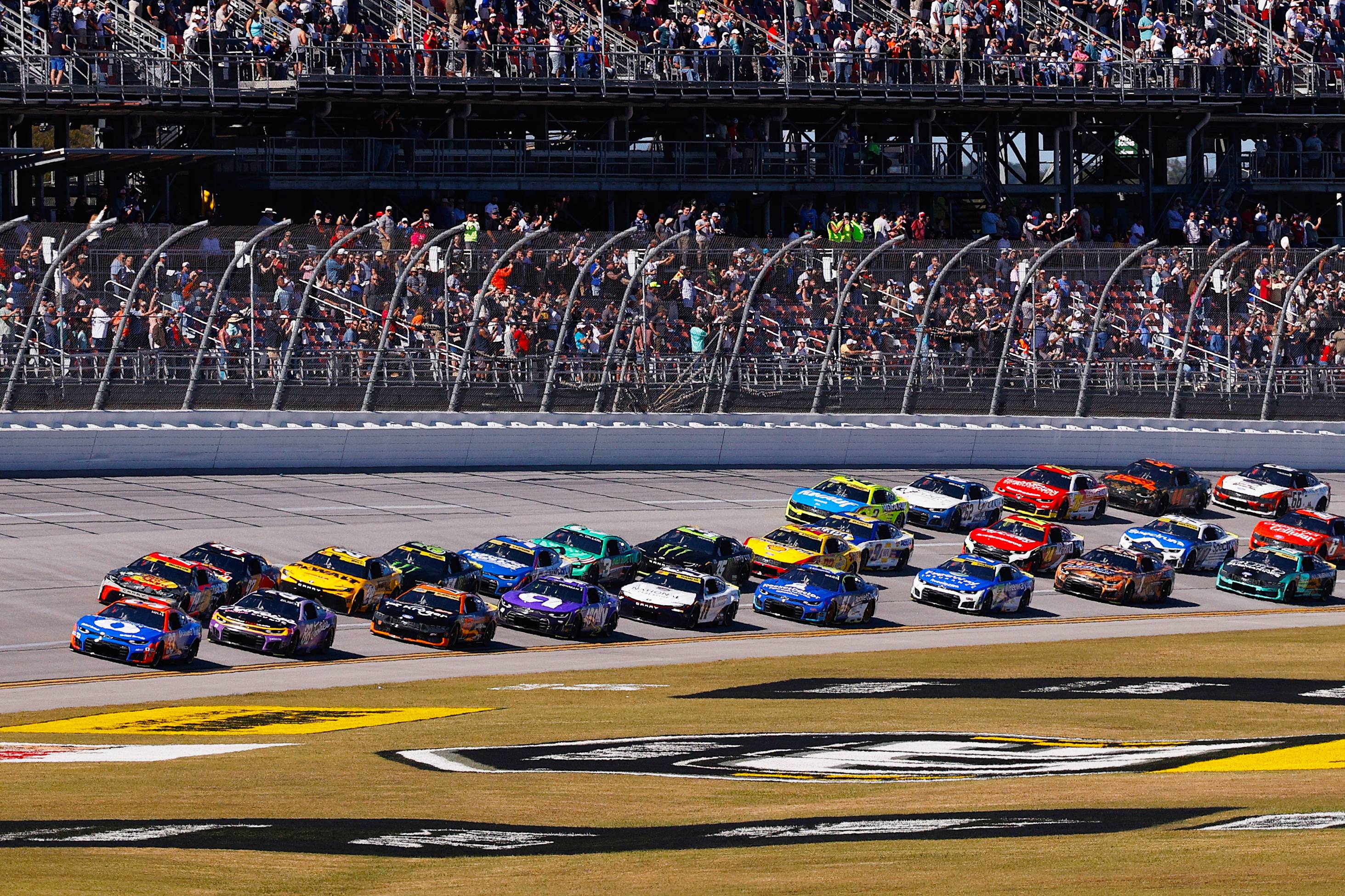 NASCAR threatened to black flag the field for going too slow at Talladega