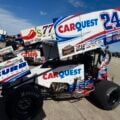 Rico Abreu and Gio Scelzi - Texas Motor Speedway Dirt Track - High Limit Racing Photo